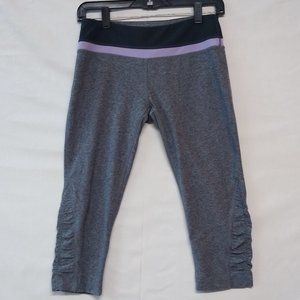 Mondetta Women's Small W26 (26x19) Activewear Athletics Capri Leggings - Grey